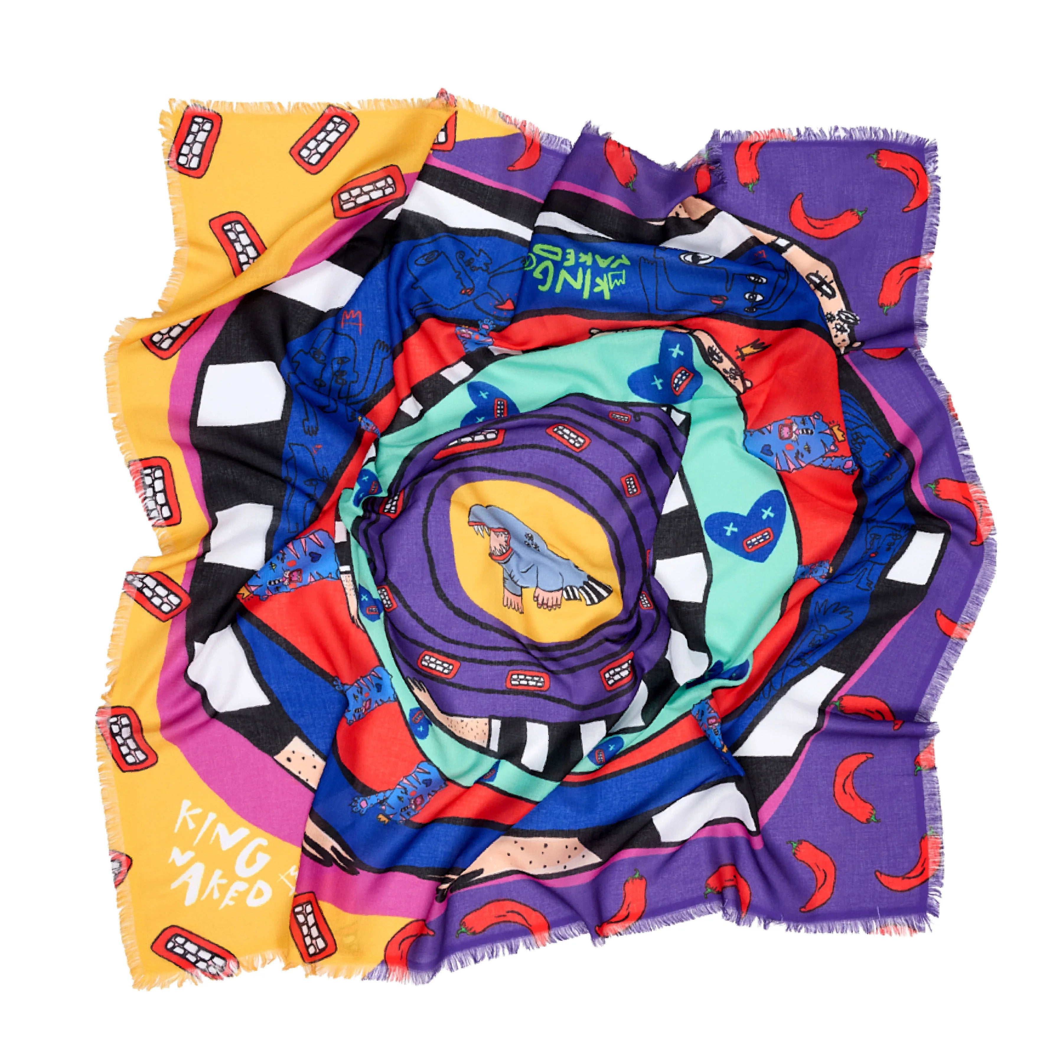 Inner Monster Square Shawl