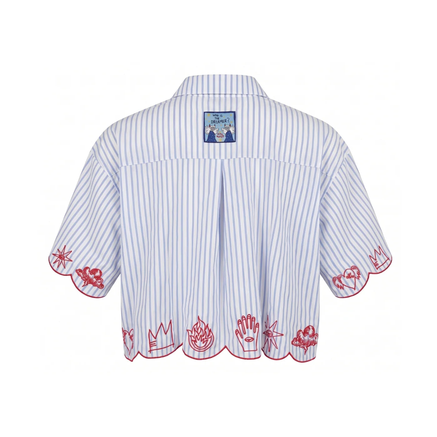 Sweet Nothing Crop Striped Shirt