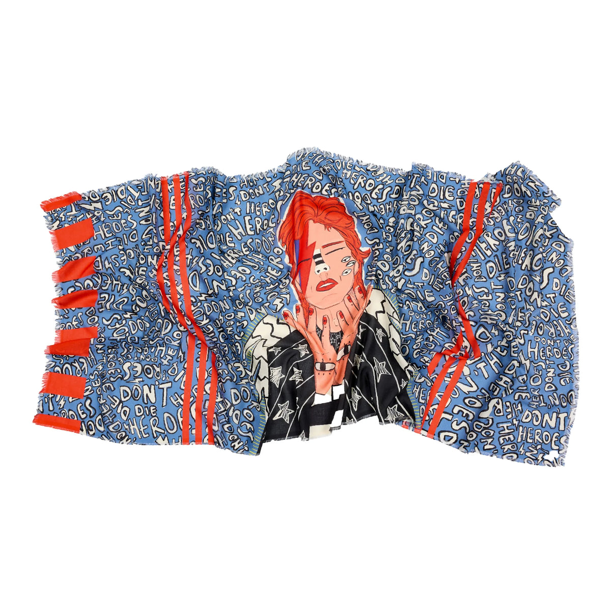 Heroes Don't Die Rectangular Shawl