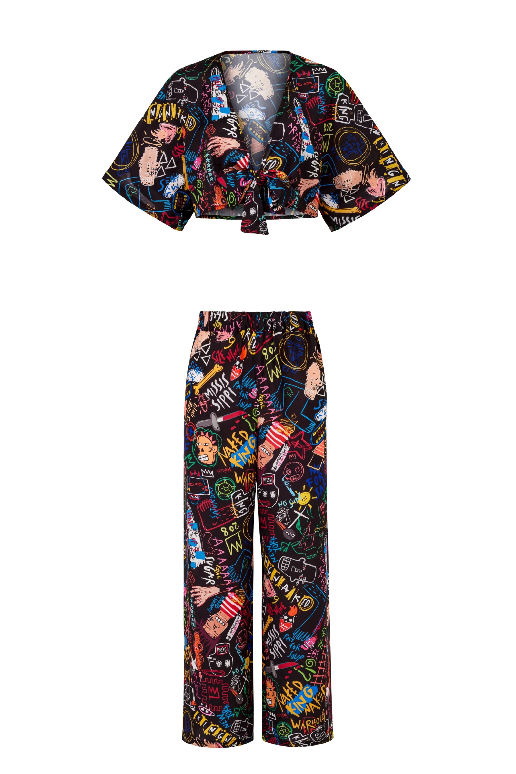 The Boy Crop and Pant Set
